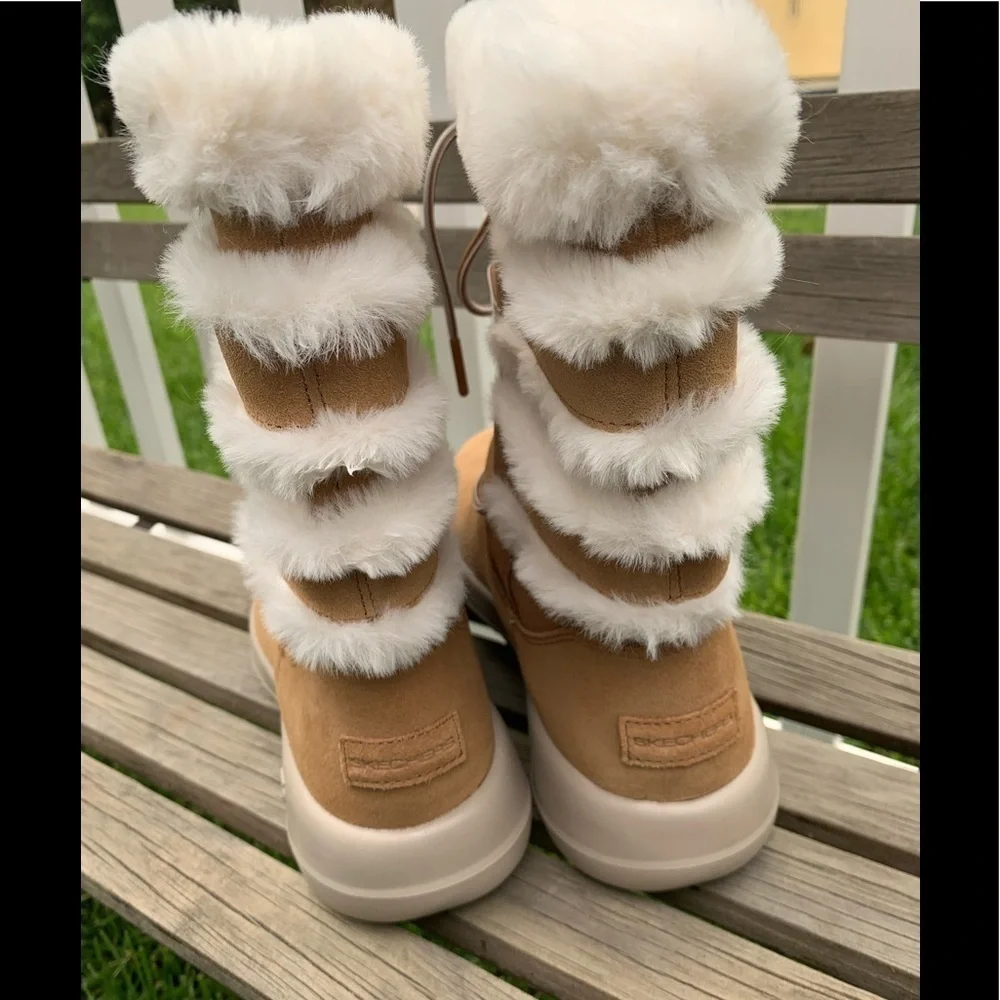 Skechers suede leather winter‎ boots NWT